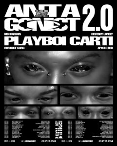 Playboi Carti Antagonist Tour Poster